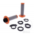 Conjunto de punhos de guidão 708 laranja Progrip D: 22 mm L: 125 mm fechados - JM