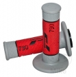 Conjunto de punhos de guidão 790 vermelho preto Progrip D: 22 mm L: 115 mm fechados - JM