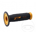 Conjunto de punhos de guidão 791 preto laranja Progrip D: 22 mm L: 115 mm fechados - JM