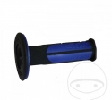 Conjunto de punhos de guidão 798 preto azul Progrip D: 22 mm L: 115 mm fechados - JM