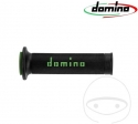 Conjunto de punhos de guidão A010 preto verde Domino D: 22 mm L: 126 mm abertos - JM