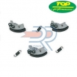 Conjunto de sapatas de embreagem - Moped Piaggio Boss / Boxer / Bravo / Ciao / Grillo / Si / Si Mix 2T AC 50cc - Top Performance