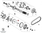 Coperchio variatore - Peugeot Vclic / Vclic Evolution 4T 50cc - Peugeot