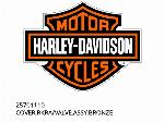 COPERTURA, RKRA/VALVOLA, ASSEMBLAGGIO, BRONZO - 25701110 - Harley-Davidson