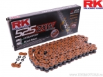 Corrente laranja RK X-RING OR525 ZXW / 112 - Honda CBR 600 RR / Kawasaki Z 1000 / KLV 1000 / ZX-10R / KTM Supermoto 950 LC8 - RK