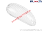 Cristal de señal de giro trasero blanco DX - Gilera Typhoon / Storm / Piaggio NTT / NRG / Zip Fast Rider / Zip SP - (RMS)