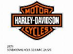 CSAVAR,OVÁL FEJ,8-32,UNRC-2A,RÉZ - 2573 - Harley-Davidson