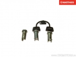 Cubo de contacto con llaves (kit de 3 cerraduras) - Vespa FL 125 XL2 / PK 125 ETS / PK 50 / PK 80 S / PK 80 S E-Starter / PK 80 