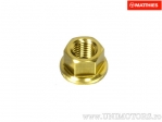 Dado pignone posteriore Pro Bolt M10 x 1.25 mm Acciaio inossidabile A4 Oro - Daelim Damien 125 / VJ 125 Roadwin / VL 125 Fi Days