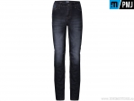 Damen Motorrad-/Freizeithose PMJ Jeans LEGD18 Caferacer Denim (dunkelblau) - PM Jeans