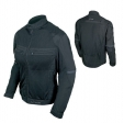 Damen Touren Motorradjacke Unik Racing Modell VZ-04 Farbe: schwarz - Schwarz, M