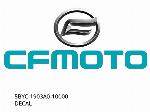 DECAL - 5BYC-1903A0-10000 - CFMOTO - ADESIV - 5BYC-1903A0-10000 - CFMOTO