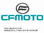 DECAL MEDIU, PLACĂ LATERALĂ DREAPTĂ A CUTIEI DE MARFĂ - 5ASV-190205-6G00-10 - CFMOTO