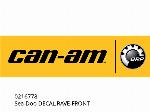 DECAL SEADOO, RAVE-FRONT - 0216778 - Can-AM