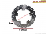 Disco freno anteriore Whoop (diametro esterno 240mm / spessore 4mm) - Gilera DNA 125 4T LC ('00->) / Piaggio X9 200 4T LC - Malo