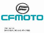 DRIVE GEAR, 3RD AND 4TH SPEED - 0700-061011 - CFMOTO