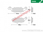 Előlap fékbetét - MCB843 szerves - Lucas TRW