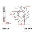 Előtengelyes fogaskerék JTF1579.17 (520 lépés) - Yamaha YZF-R1 1000 / 1000 ABS / 1000 Anniversary / 1000 Anniversary ABS - J