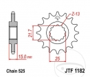 Első hajtókar JTF1182.13 (525 lépés) - Triumph Daytona 600 ('03-'04) / 650 ('05) / Speed Four 600 ('02-'05) / TT 600 ('00-'0