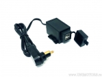 Enchufe de extensión para motocicleta Mini DIN 12V - USB doble con longitud de 1.2m - Baas