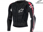 Enduro / cross Bionic Plus motoros védőkabát (fekete / fehér / piros) - Alpinestars