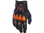 Enduro/cross Bomber handschoenen [Zwart/Oranje]: Maat - S