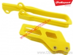 Ensemble de guide de chaîne (Jaune) - Suzuki RM-Z 250 ('12-'18) - Polisport