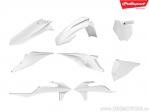 Ensemble de Plastique Blanc - KTM SX 125 / SX 150 / SX 250 ('19-'20) / SX-F 250 4T / SX-F 350 4T / SX-F 450 ('19) - Polisport