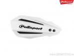 Ensemble de plastique de rechange couleur blanche protège-mains Bullit - Polisport