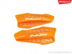 Ensemble de Plastique de Remplacement Orange pour Protections de Main MX Force - Polisport