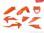 Ensemble de plastique orange - KTM SX 150 TPI / EXC-F 250 ie 4T ('20-'22) / EXC-F 350 ie4T Factory Edition ('22) - Polisport