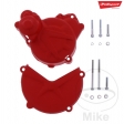 Ensemble de protection de couvercle d'embrayage et d'allumage rouge Polisport - Gas Gas EC 250 E Racing ('16-'17) - JM