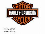 Estribo, Pasajero, X - 33134-07CAZ - Harley-Davidson