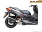 Exhaust system RX black (3218013) - MBK Evolis II ABS 300i H2O 4T E4 ('17-'18) - Malossi