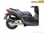 Exhaust system RX black (3218025) - MBK Evolis II ABS 125i H2O 4T E4 ('18) - Malossi