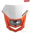 Far (including mask - orange white) enduro - universal - Halo halogen - Polisport - JM