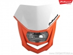 Faro con Maschera Halo Bianca/Arancione - Polisport