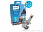 Faro H4 P43t PRO 6000 HL 12V 18W LEGALE PER MOTOCICLETTE LED - Philips