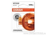 Farol sem base W5W laranja W2.1X9.5D 12V 5W blister conjunto 2pcs - Osram