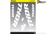 Fietssticker (2 stuks) - (wit / zwart) - Thor