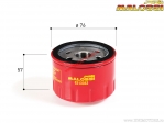 Filtro de óleo Red Chilli (diâmetro 76mm / altura 57mm) - Aprilia Atlantic GT 500i H2O 4T E1 ('01) - Malossi