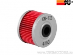 Filtro de aceite de carreras KN-112 - Benelli BN 125 / Gas Gas SM 450 / Honda NX 650 / Kawasaki KFX 450 / Polaris Predator 90 - 