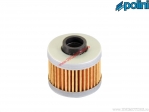 Filtro olio (diametro 41x33mm) - Aprilia Leonardo 125 H2O 4T ('96-'98 / Rotax) / Peugeot Elyseo 150 H2O 4T E1 ('01) - Polini