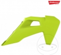 Fluorescent Yellow Radiator Shroud Polisport - Husqvarna FC 250 ('19-'20) / Husqvarna FC 350 ('19-'20) / FC 450 ('19-'20) - JM