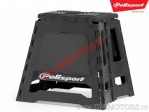 Folding Enduro/Cross Motorcycle Stand - Black - Polisport