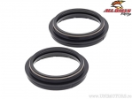 Fork Dust Seals (49x60.5x13.3mm) - Harley FLDE Deluxe / Kawasaki KLX400R / Suzuki DRZ400E / RM250 / VLR1800 - All Balls