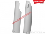 Fork leg guards (white) - Yamaha WR 450 F / YZ 450 F / WR 250 F / YZ 125 / YZ 250 2T / YZ 250 F 4T - Polisport