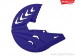 Front brake disc guard blue color - Polisport