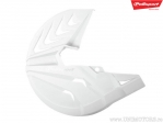 Front Brake Disc Protection White Color - Polisport