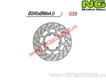 Front brake disc - Yamaha YZ 250 2T ('89-'91) / XT 350 ('85-'95) - (NG)